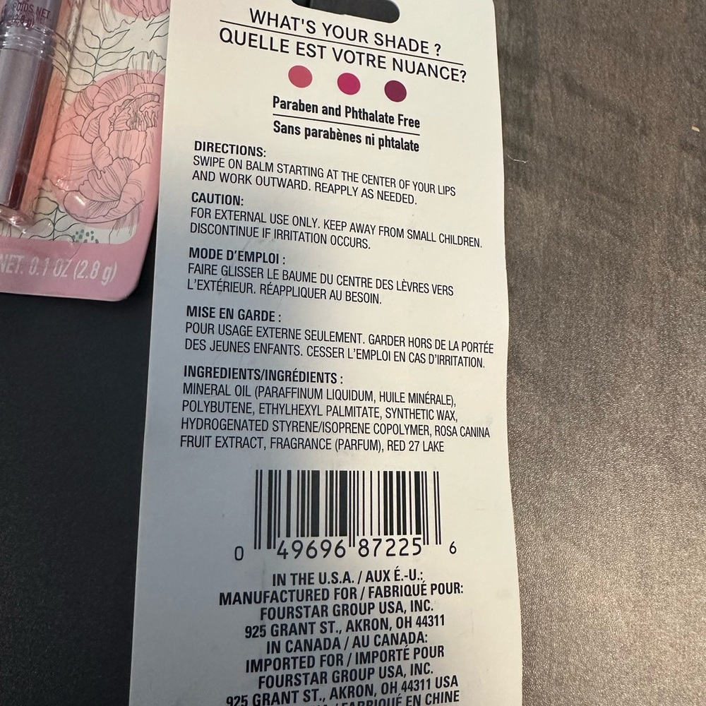 Rose Oil Lip Balm x 2 NWT - Picture 2 of 2